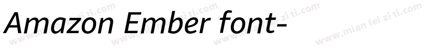 Amazon Ember font字体转换